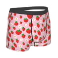 thumbnail image 4 of Uemuo Hand Drawn Strawberry Pattern Men's Boxer Briefs,Trunk Anti-Chafing,Comfortable, Durable, and Stylish Underwear-Medium, 4 of 9