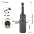 thumbnail image 1 of MYG 1PCS 80mm Length 1/4" Hex DriveSocket Nut Bolt Drill Bits, 1 of 6