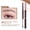 B, variant on Costeam Multi Function Eyebrow Pencil and Eyebrow Gel 2 In 1 Design，Dual Use Brow Product for Precise Shaping Long Lasting Hold Color Application and Natural Wild Brows