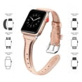 thumbnail image 4 of Extensibles Correa De Cuero Para Relojes Apple Watch 38/40/40/42mm - Alta Calidad Levamdar 2033273-10, 4 of 8