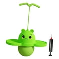 thumbnail image 2 of Pogo Ball con mango Pogo Stick con bomba de bola, regalos divertidos, Pogo Jump, pelota que rebota para niños y niñas, deportes de interior y Verde, 2 of 9