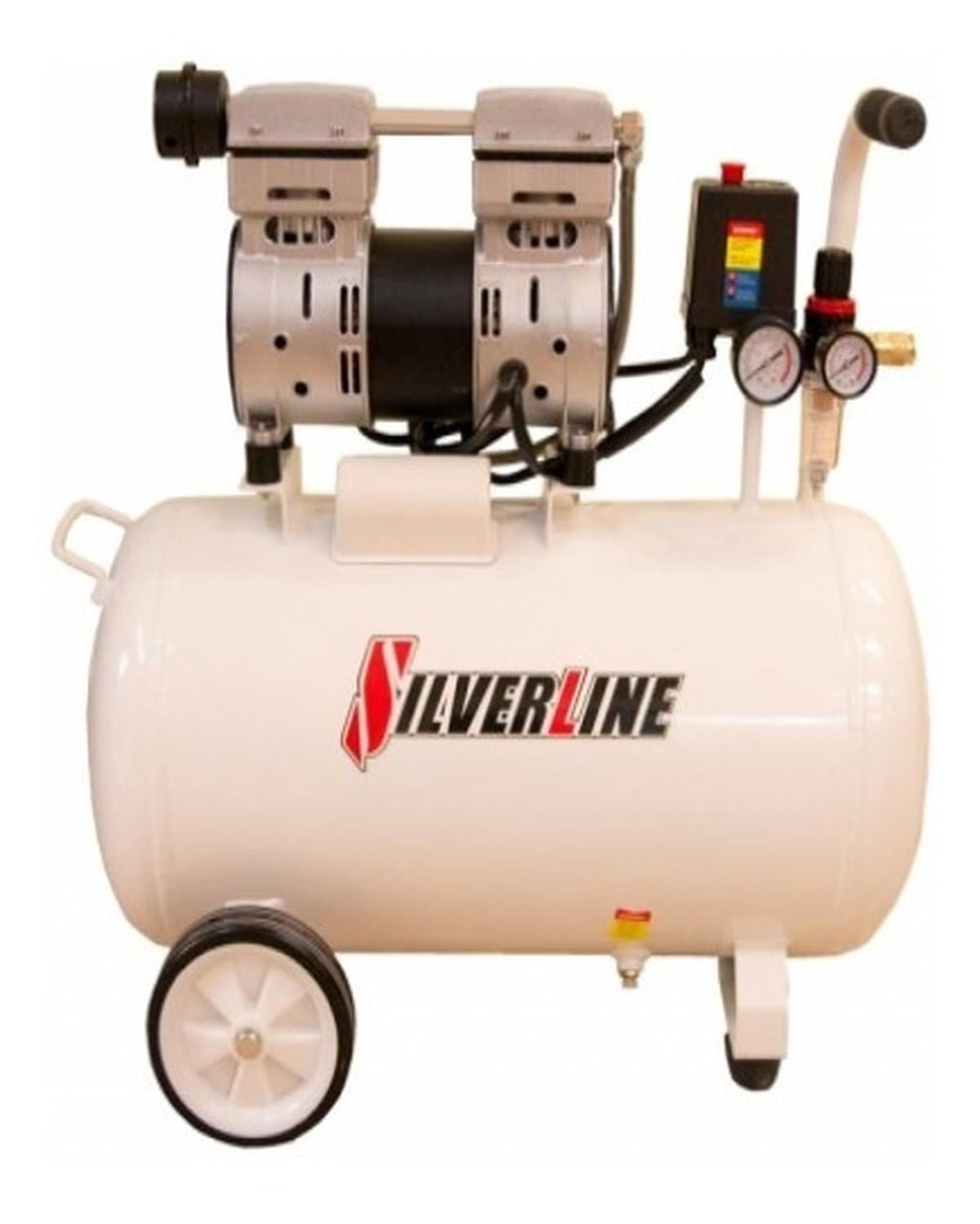 Compresor Silverline Compresor De Uso Dental Silencioso 50l 1hp Marca Silverline blanco ...