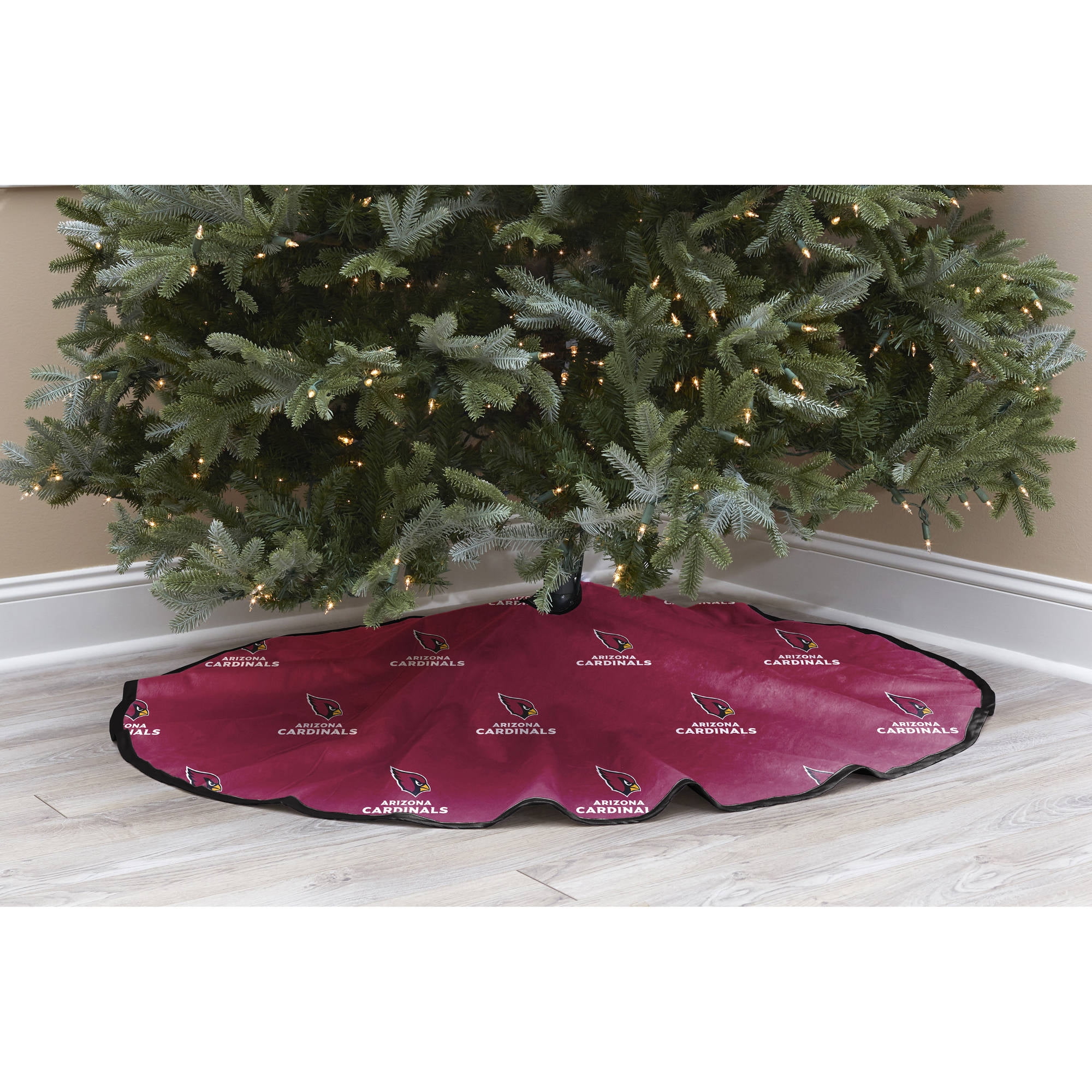 NFL Licensed Logo Christmas Tree Skirt, Arizona Cardinals