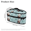 thumbnail image 6 of HELLHERO Panda Paw Prints Handheld Steamer Iron Storage Case Lightweight Organizer Portable Travel Iron Organizer Handheld, Bag Only, 6 of 6
