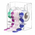 thumbnail image 1 of Adjustable Acrylic Label Dispenser Sticker Roll Holder for Clear Labels with 4 Disks, 1 of 5