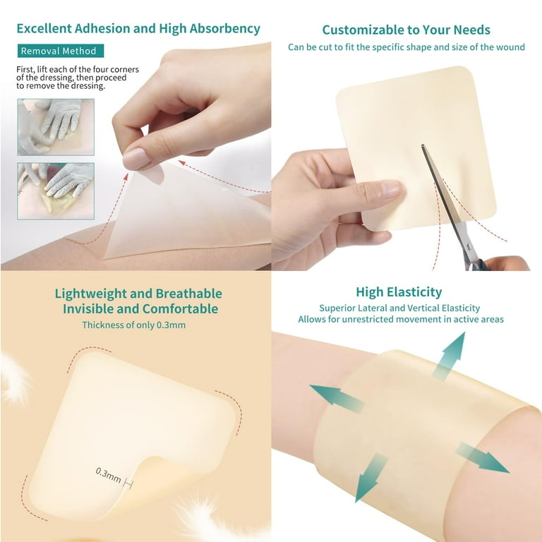 white christmas dresses DuoDERM Extra Thin Hydrocolloid Dressings 6 x 6 inch Square, Sterile 10/Box