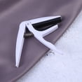thumbnail image 3 of Single Handed Ukulele Capo Quick Change Zinc Alloy Guitar Accessory 2pcs (White), 3 of 9