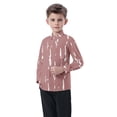 thumbnail image 5 of Wancir Western Baby Boy Clothes Long Sleeve Cow Print Shirts Button Down Lapel Tops Tees Fall Winter Clothes 6M-8T, 5 of 7