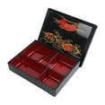thumbnail image 3 of CoudarTitie Japanese Bento Box Lunch Box,Traditional,5 Compartments,with Lid Sushi Tray Food M, 3 of 9