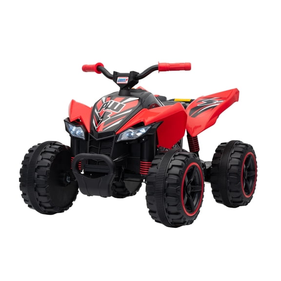 12V Red Power Wheels ATV for Kids with Variable Speed