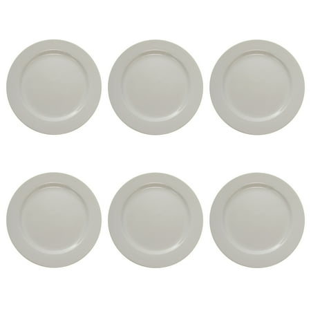 6 Oneida Tundra 10.6 Round Dinner Plates Set Lot Vitrified China ... 6 Oneida Tundra 10.6 Round Dinner Plates Set Lot Vitrified China ...