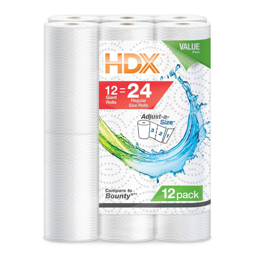 HDX Paper Towels (12-Roll)