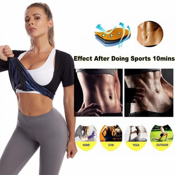 Women's Sauna Sweat Shapewear Women Waist Trainer with Zipper,fat burning Plus size abdomen fitness corset