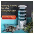 thumbnail image 3 of Turtle Tank Filter , Fecal Suction Pump Low Suction Pump Waterfall Circulating Pump Low Water Level Filtration Aquarium Accessorie ,Amazing Filtration Performance, 3 of 8