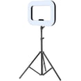 thumbnail image 1 of Aro de Luz LED Rectangular 20W Recargable con Trípode 2.1m y Soporte Celular  Iluminación Profesional para Fotografía, Maquillaje y Video Streaming, 1 of 9
