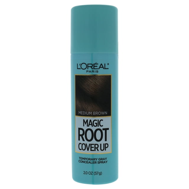 Color de pelo LOreal Professional Magic Root Cover Up Temporary Gray Concealer Spray - Medium Brown Color de pelo Dama 2 oz