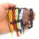 thumbnail image 3 of Xiao Hua Pulsera de cuentas hecha a mano, ideal para hombres y mujeres. Pulsera de malla tejida a mano, ajustable y elástica, con piedra natural (azul oscuro)., 3 of 5
