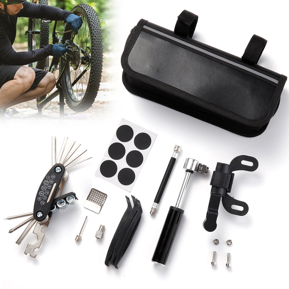 Bike Repair Tool Kits, Multifunction Bicycle Repair Set, Portable Tyre ...