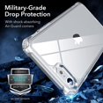 thumbnail image 3 of HTOOO Étui Armure Aérienne, Compatible avec iPhone SE (2022), iPhone SE (2020) et iPhone 8, Protection contre les Chutes de Qualité Militaire, Coins Absorbant les Chocs, Résistant au Jaunissement, pour iPhone SE 3/2, Transparent, 3 of 6