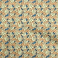 thumbnail image 1 of oneOone Silk Tabby Light Peach Fabric Ocean Underwater Life Sewing Craft Projects Fabric Prints By Yard 42 Inch Wide, 1 of 4