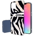 thumbnail image 1 of TalkingCase Slim Phone Case Compatible for Apple iPhone 14 Pro Max, Zebra Stripe 2 Print, Lightweight, Flexible, Soft, Printed in USA, 1 of 7