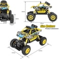 thumbnail image 5 of RC Car, 1:20 Remote Control Car Stunt Car Monster Truck, 2.4Ghz 4WD Off Road Car with 2 Batteries RC Crawler Car, High Speed Racing Car Toy, 5 of 7