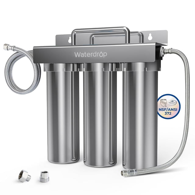 Filtro de agua para debajo del fregadero Waterdrop TST-UF 0.01μm inoxidable