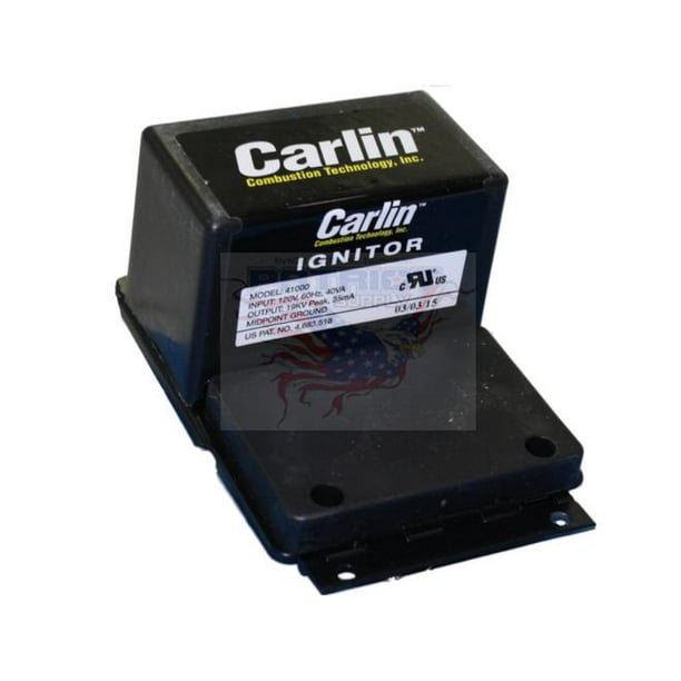 Carlin 41000S0BK1 Electronic Oil Burner Ignitor And Base Plate For