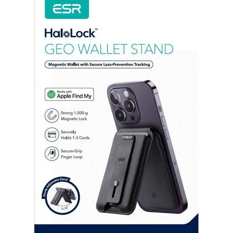 ESR Debuts MagSafe-Compatible HaloLock Geo Wallet Stand With Find My Support - M