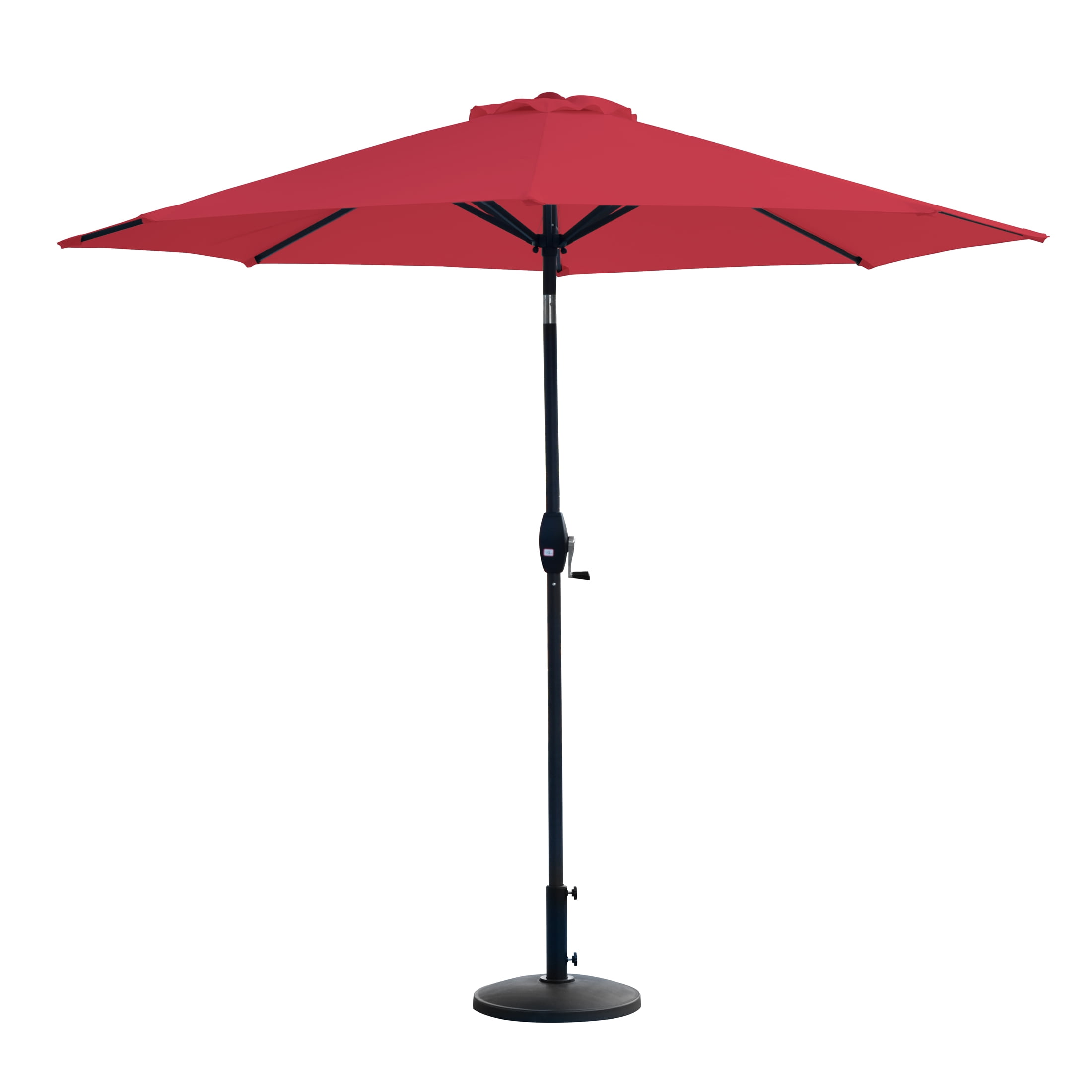 Sunnyglade 9/' Patio Umbrella Outdoor Table Umbrella with 8 Sturdy Dark Green