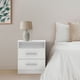 thumbnail image 1 of Buró de Madera Mobi Muebles modelo Tailandia color Blanco 51 cm 2 Cajones, 1 of 8