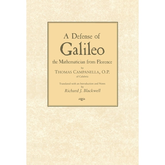 Defense of Galileo: The Mathematician from Florence, (Hardcover)