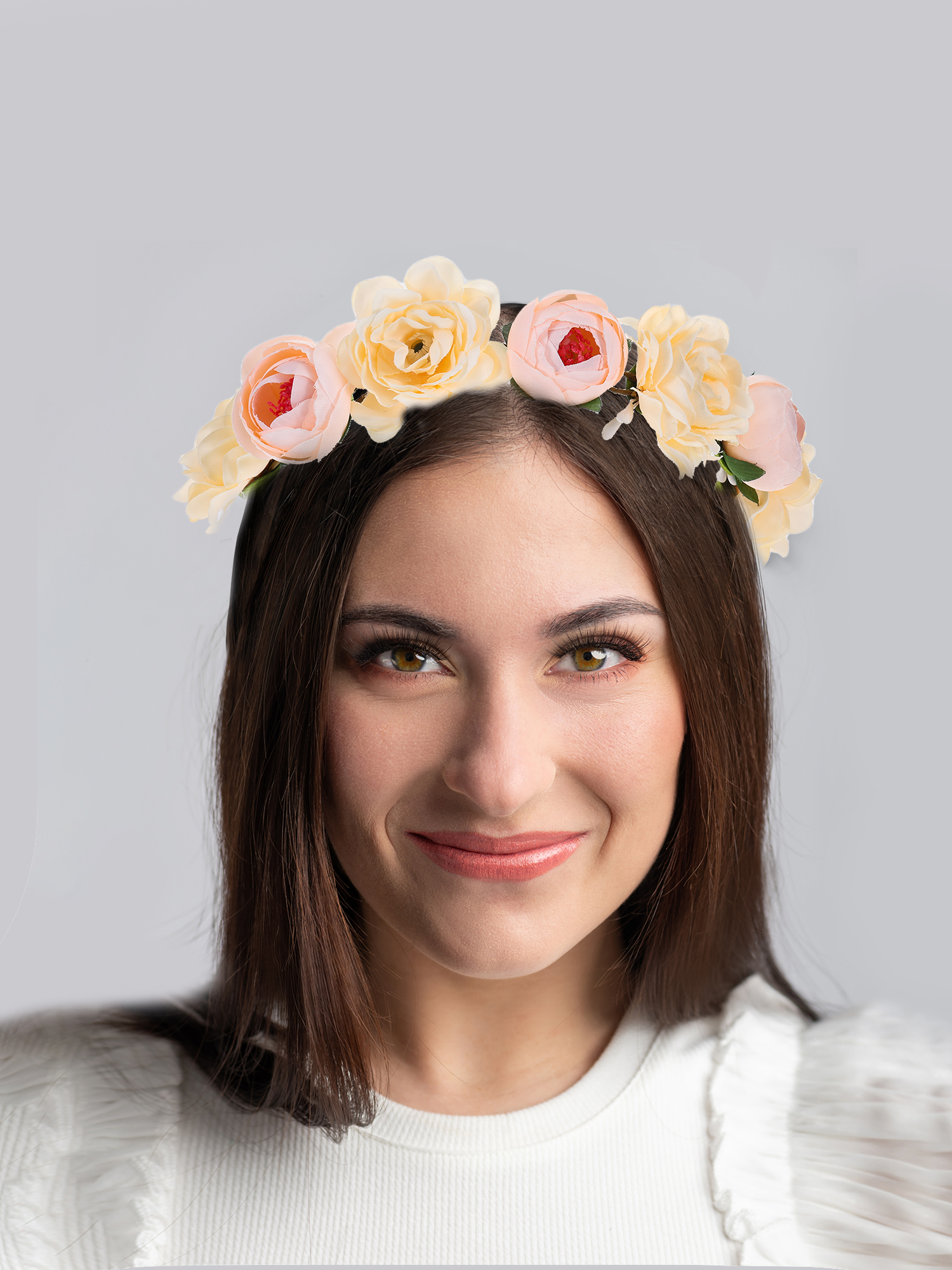Way to Celebrate Easter Flower Crown Headband, 1 Piece