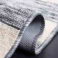 thumbnail image 6 of Safavieh Easy Care Fergal Striped Polyester Machine Washable Area Rug, Gray/Ivory, 5' x 8', 6 of 12