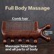 thumbnail image 5 of Sandalwood Massage Comb Multifunction Meridian Head Massager Facial Lifting Body Guasha Scrapping Tools Relieve Fatigue Relax Promote, 5 of 5