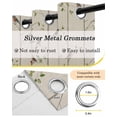 thumbnail image 5 of Sparrow Blackout Curtains 96 Inch Length 2 Panels Set, Spring Birds on The Branches Retro Country Beige Full Shading Curtains for Windows, Blackout Curtains for Bedroom Living Room 52"x96", 5 of 8