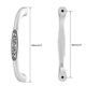 thumbnail image 2 of Modern Door Push and Pull Handle Simple Arch Knob for Shoe Wine Cabinet Drawer Cupboard, 2 of 2