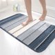 thumbnail image 5 of Alfombra De Poliéster Para Suelo Alfombra de baño absorbente antideslizante a rayas de 40 x 60 cm, ideal para la entrada del dormitorio y la sala de estar (azul, 1 unidad) JASKFLY, 5 of 8