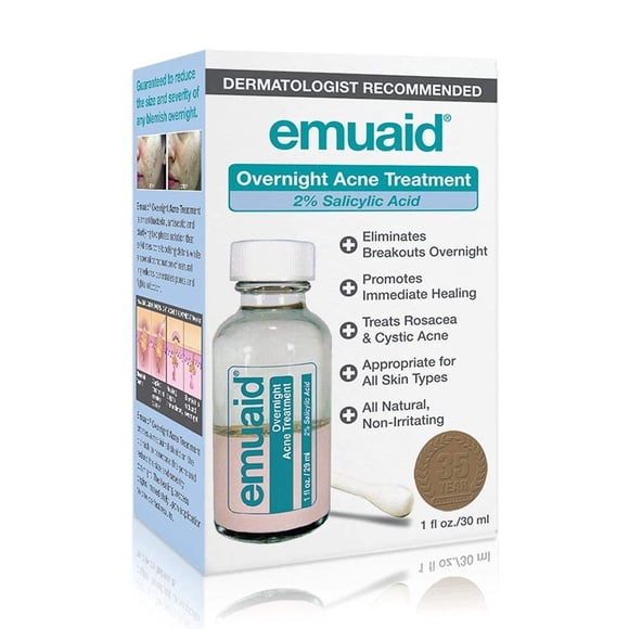 Tratamiento para el Acné Emuaid Overnight con 2% de Ácido Salicílico 30 ml
