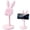 Pink, variant on HandyHome Cute Bunny Ear Cell Phone Stand, Adjustable Height Desktop Phone Holder, Stable Desk Phone Mount Compatible with Smartphones and Tablets, Cute Phone Stand for Desk, Home and Learning Use