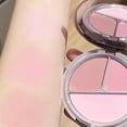 thumbnail image 1 of Art Value Blush Palette, Three-Color Matte Natural Face Rouge Makeup Kit, Highly Pigmented Gradual Blend for Brightening & Long-Lasting Complexion, 1 of 8