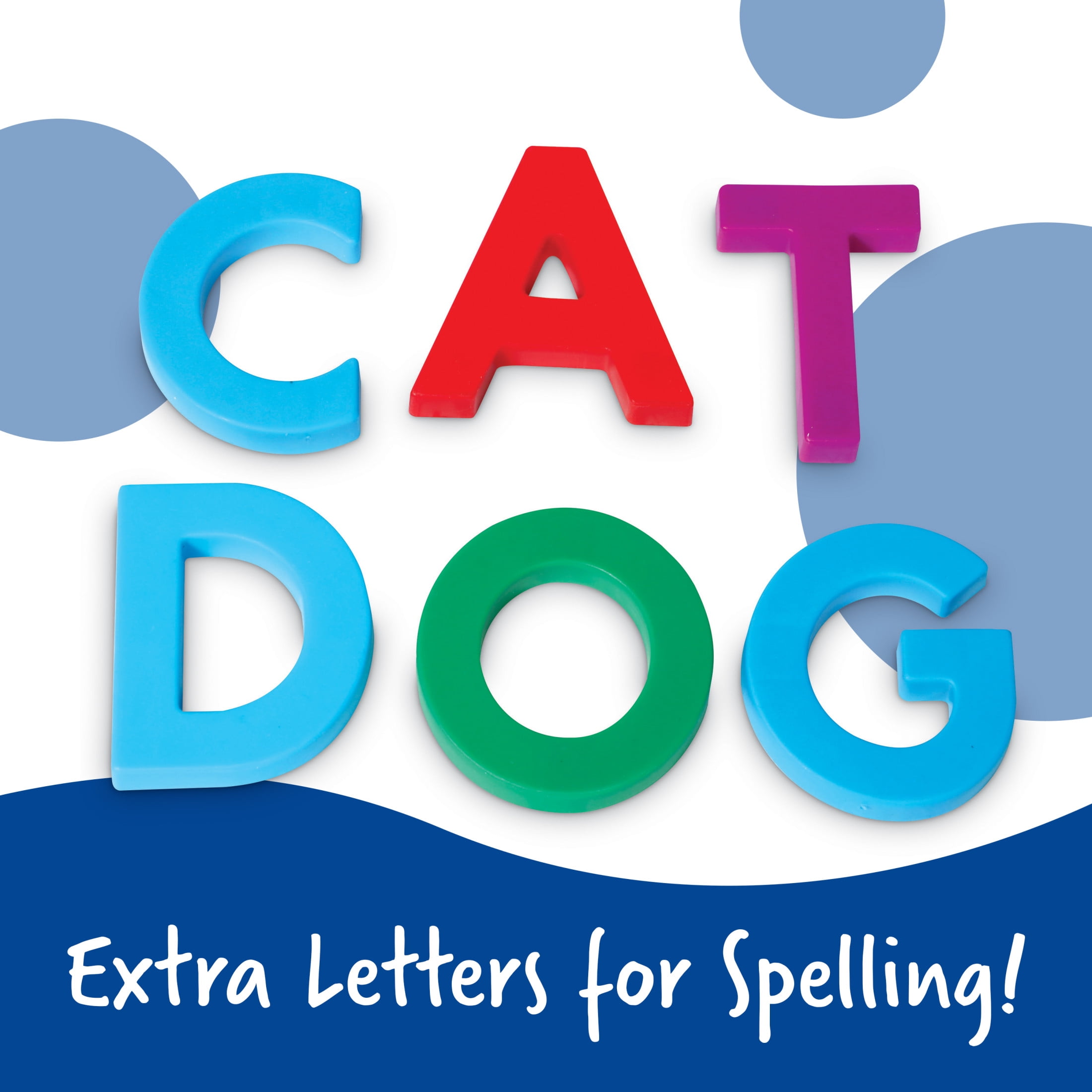 Learning Resources  Jumbo Magnetic Uppercase Letters  Magnetic ABC, Ages 3+