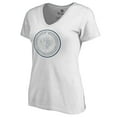 thumbnail image 2 of Women's White Winnipeg Jets Whiteout V-Neck T-Shirt, 2 of 3