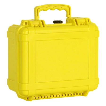 GERO Watertight Pistol Gun Case – 4 Gun Color: Yellow