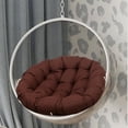 thumbnail image 6 of Zxpjkyu Hammock Chair Cushion Garden Chair Mat Breathable Comfortable Round Outdoor Seat coffee color, 6 of 9