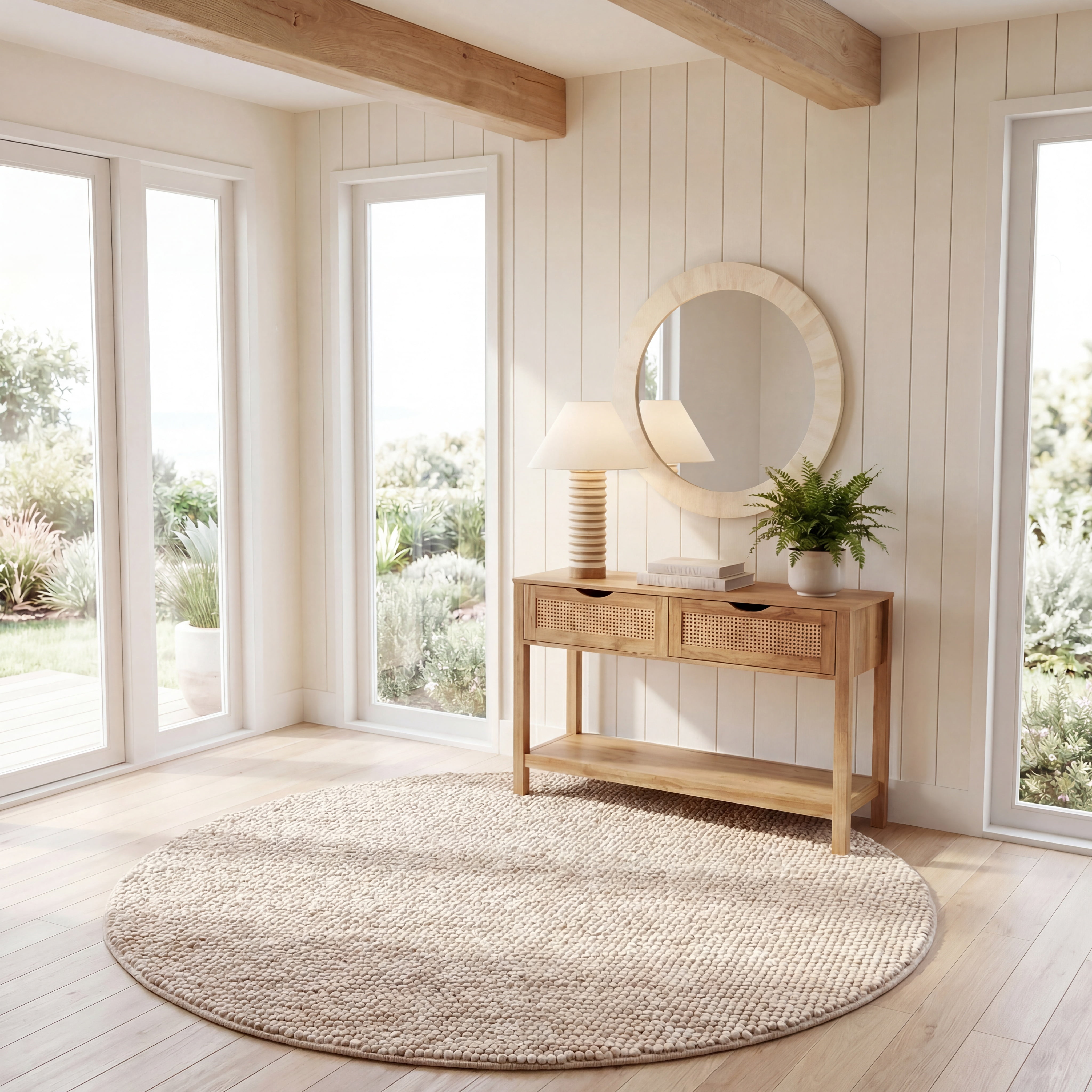 Safavieh Natura Feride Geometric Area Rug, Beige, 11' x 11' Round