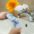 thumbnail image 5 of ZFLMY Bows Blue Pattern Soft Bath Towel, Modern Decorative Tea Towels, Microfiber Hand Towel for Kitchens, Bathrooms, Showers 29.5x13.8 Inches 29.5x13.8in, 5 of 6