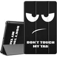 thumbnail image 1 of Case for Samsung Galaxy Tab A 10.1 T510 / T515 2019 - Ultra Slim Superlight Synthetic Leather Protective Case with Stand Function for Samsung Galaxy Tab A 10.1 Inch 2019 Tablet, EYE, 1 of 7