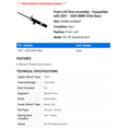 thumbnail image 2 of Front Left Strut Assembly - Compatible with 2001 - 2005 BMW 330xi Base 2002 2003 2004, 2 of 2