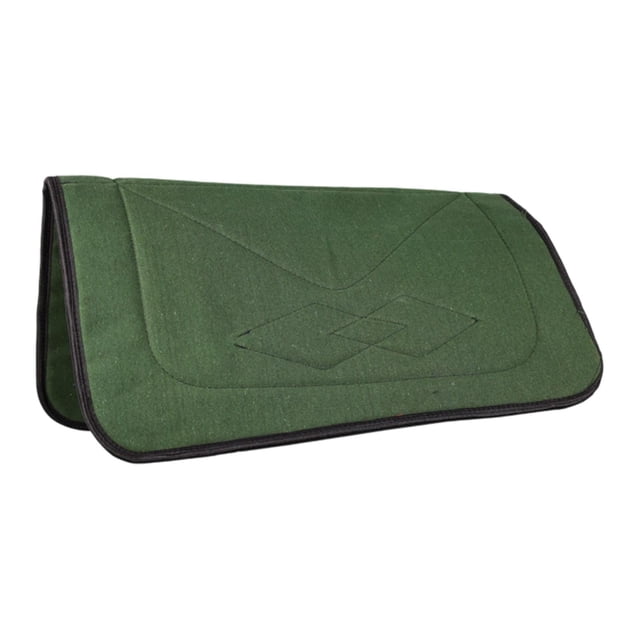 Almohadilla para silla de montar de caballo, transpirable, cómoda y portátil para competición. Verde